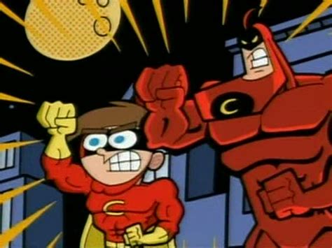 timmy turner crimson chin|The Crimson Chin Meets Mighty Mom and Dyno .